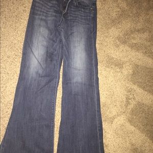 Express mid rise wide leg jeans